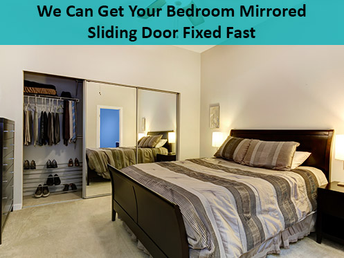 bedroom mirrored sliding doors repairs