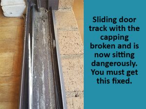 Sliding Door Track Replacement & Track Repair